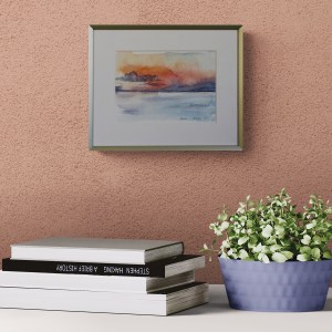 akvarellmaal Kreeka vaade IV interjööris